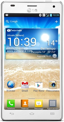 Смартфон LG Optimus 4X HD P880 White - Грязовец