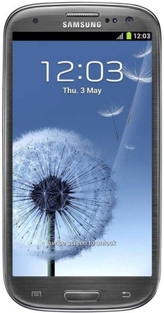 Смартфон Samsung Galaxy S3 GT-I9300 16Gb Titanium grey - Грязовец